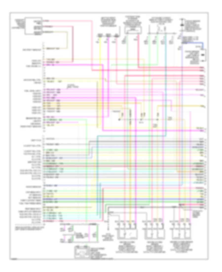 7.4L VIN J, Engine Performance Wiring Diagrams (1 of 4) for Chevrolet Pickup C2500 2000