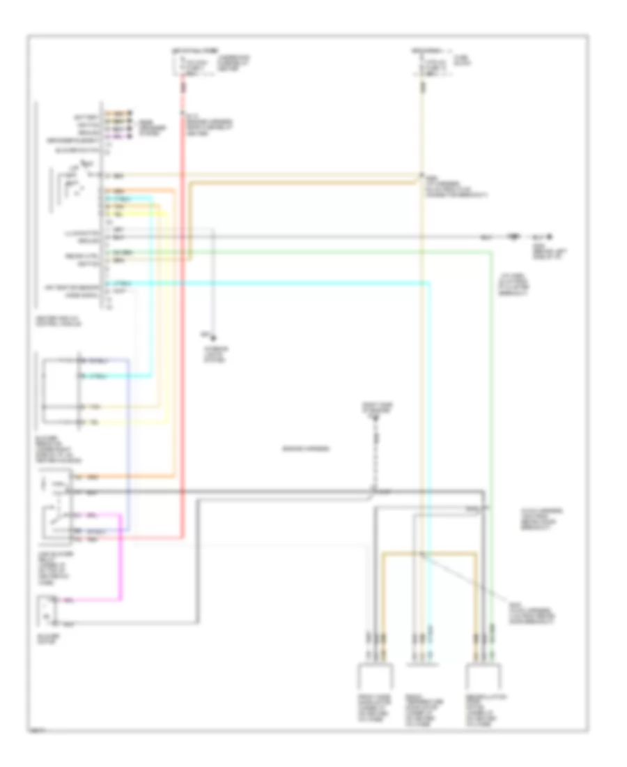 Heater Wiring Diagram for Chevrolet Pickup C3500 1997