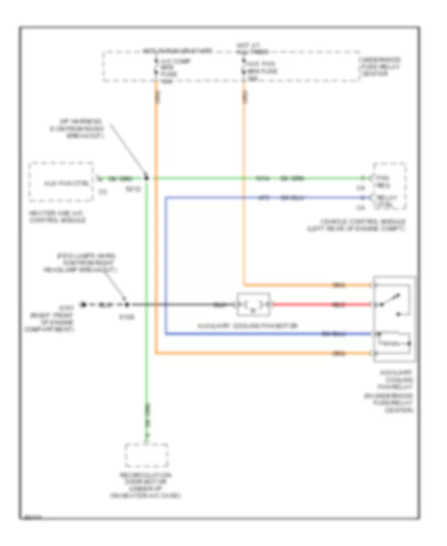 5 0L VIN M Cooling Fan Wiring Diagram for Chevrolet Pickup C1997 3500