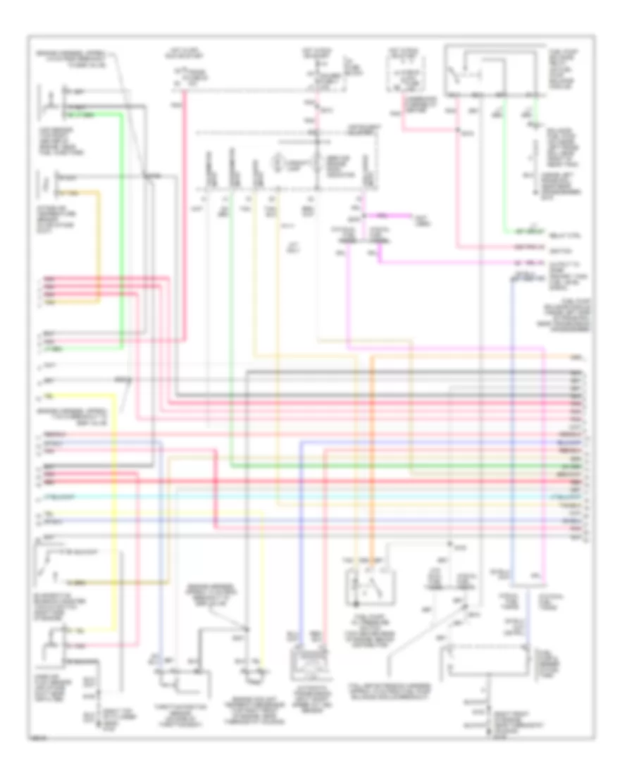 5.7L (VIN R), Engine Performance Wiring Diagrams (3 of 4) for Chevrolet Pickup C3500 1997