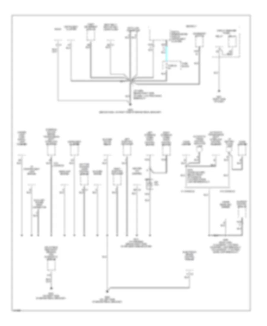 Ground Distribution Wiring Diagram 2 of 3 for Chevrolet Lumina 1998