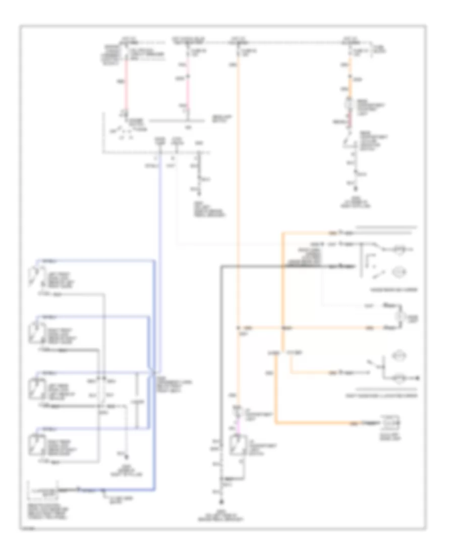 Courtesy Lamps Wiring Diagram for Chevrolet Lumina 1998