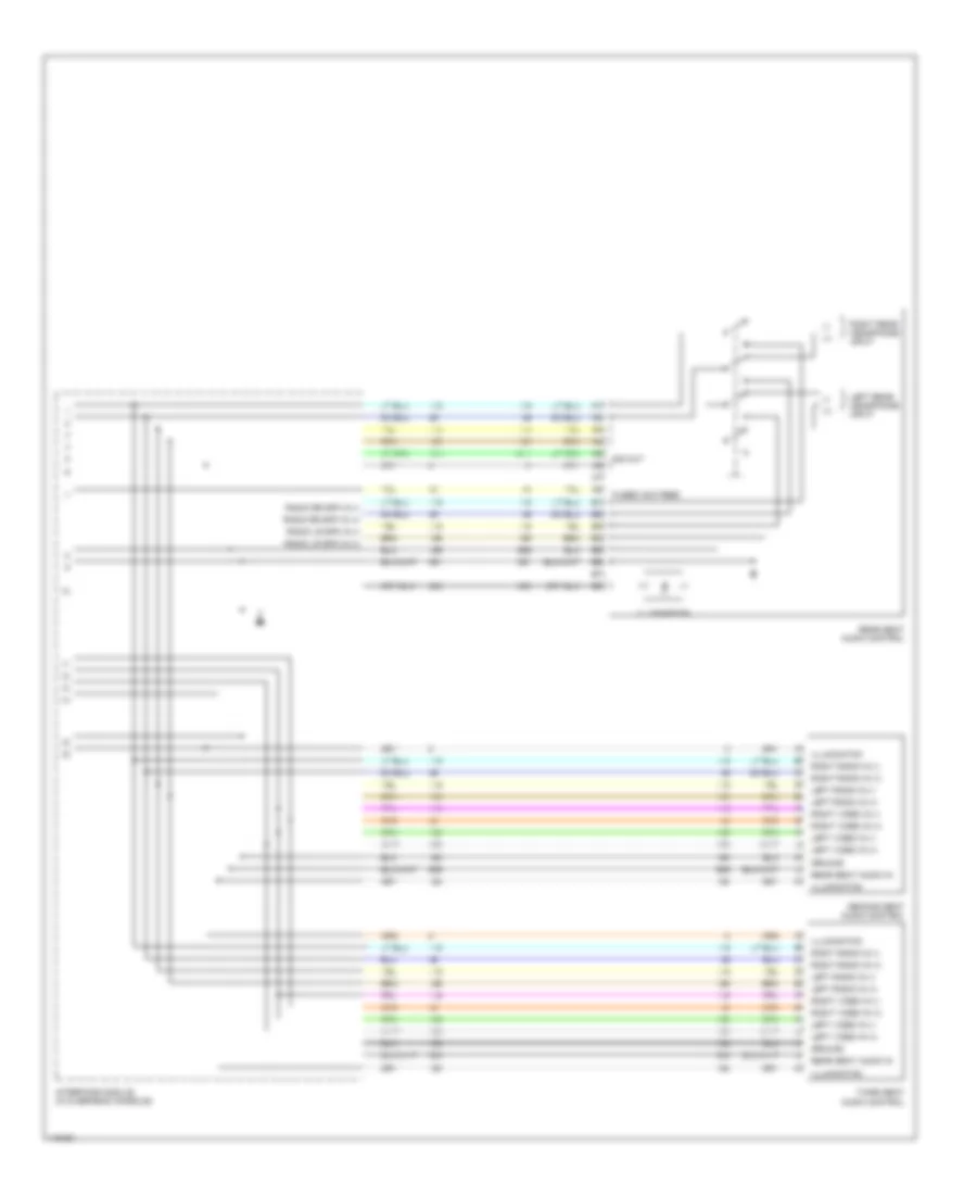 Video System Wiring Diagram 2 of 2 for Chevrolet Venture LT 1999