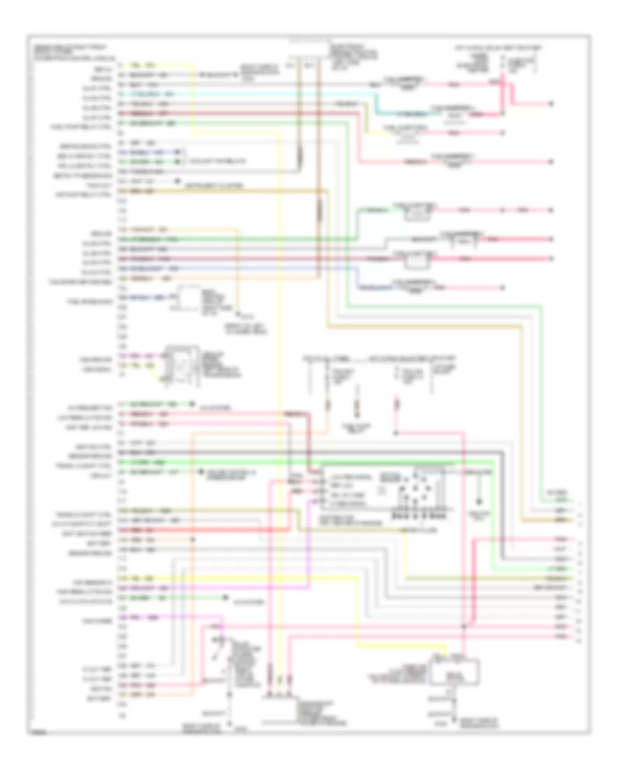 5 7L VIN P Engine Performance Wiring Diagrams 1 of 3 for Chevrolet Camaro RS 1996