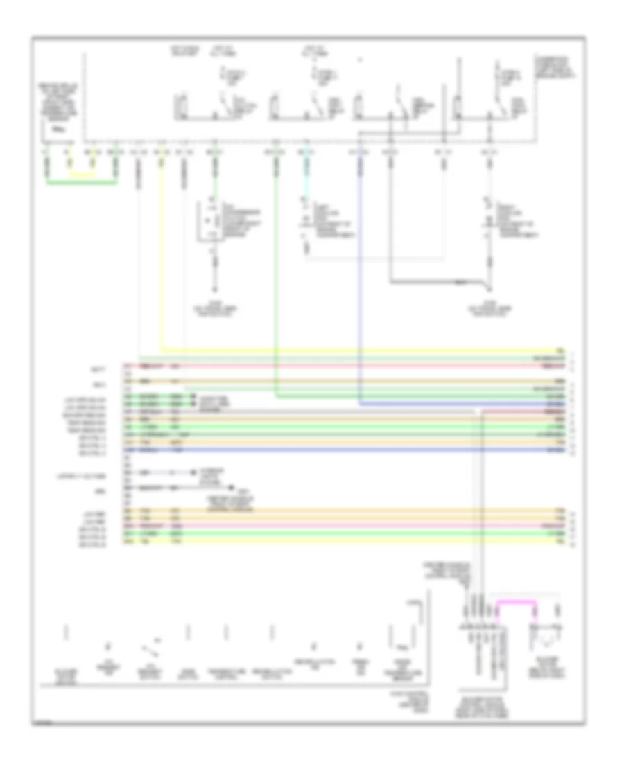 Automatic A C Wiring Diagram 1 of 2 for Chevrolet Malibu Maxx LS 2005