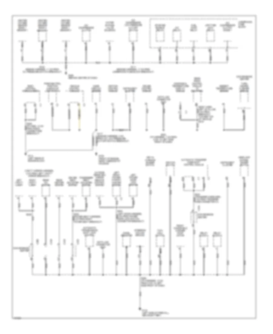 Ground Distribution Wiring Diagram 1 of 2 for Chevrolet Astro 2000