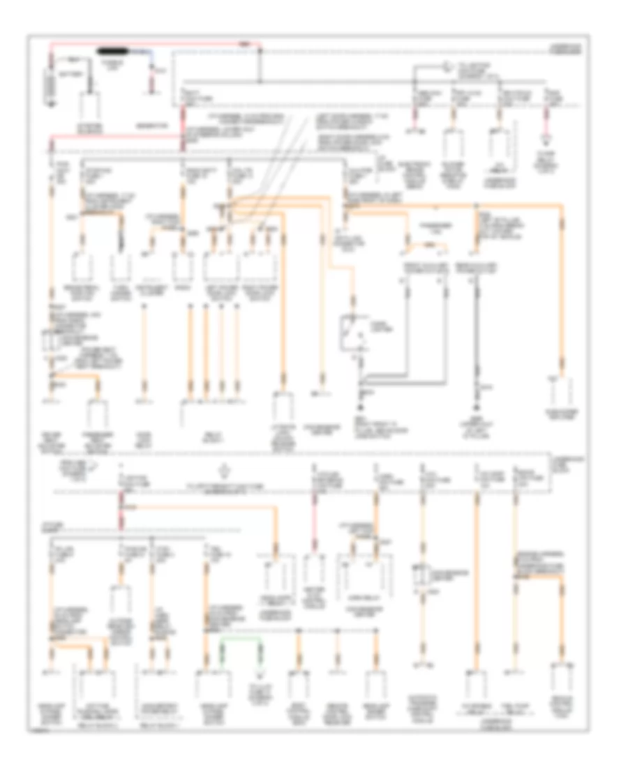 Power Distribution Wiring Diagram 1 of 3 for Chevrolet Astro 2000