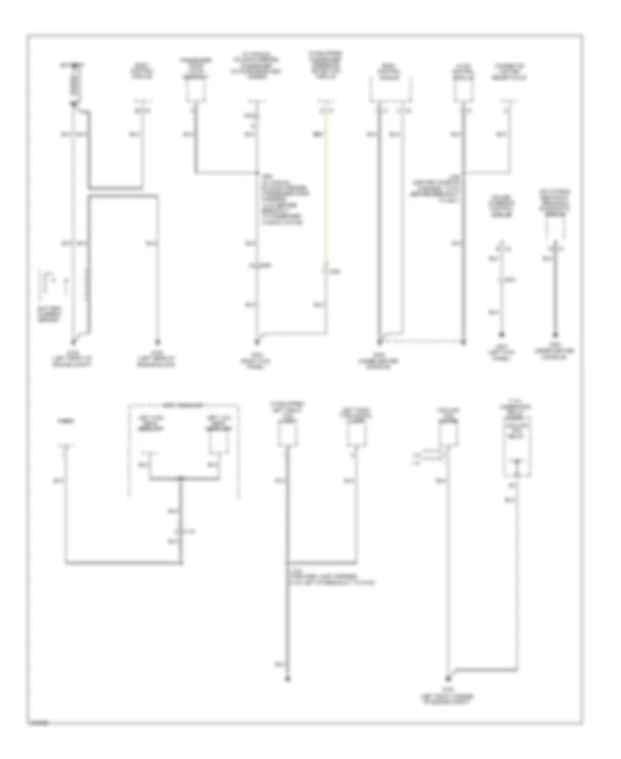 Ground Distribution Wiring Diagram 1 of 5 for Chevrolet Sonic LTZ 2012