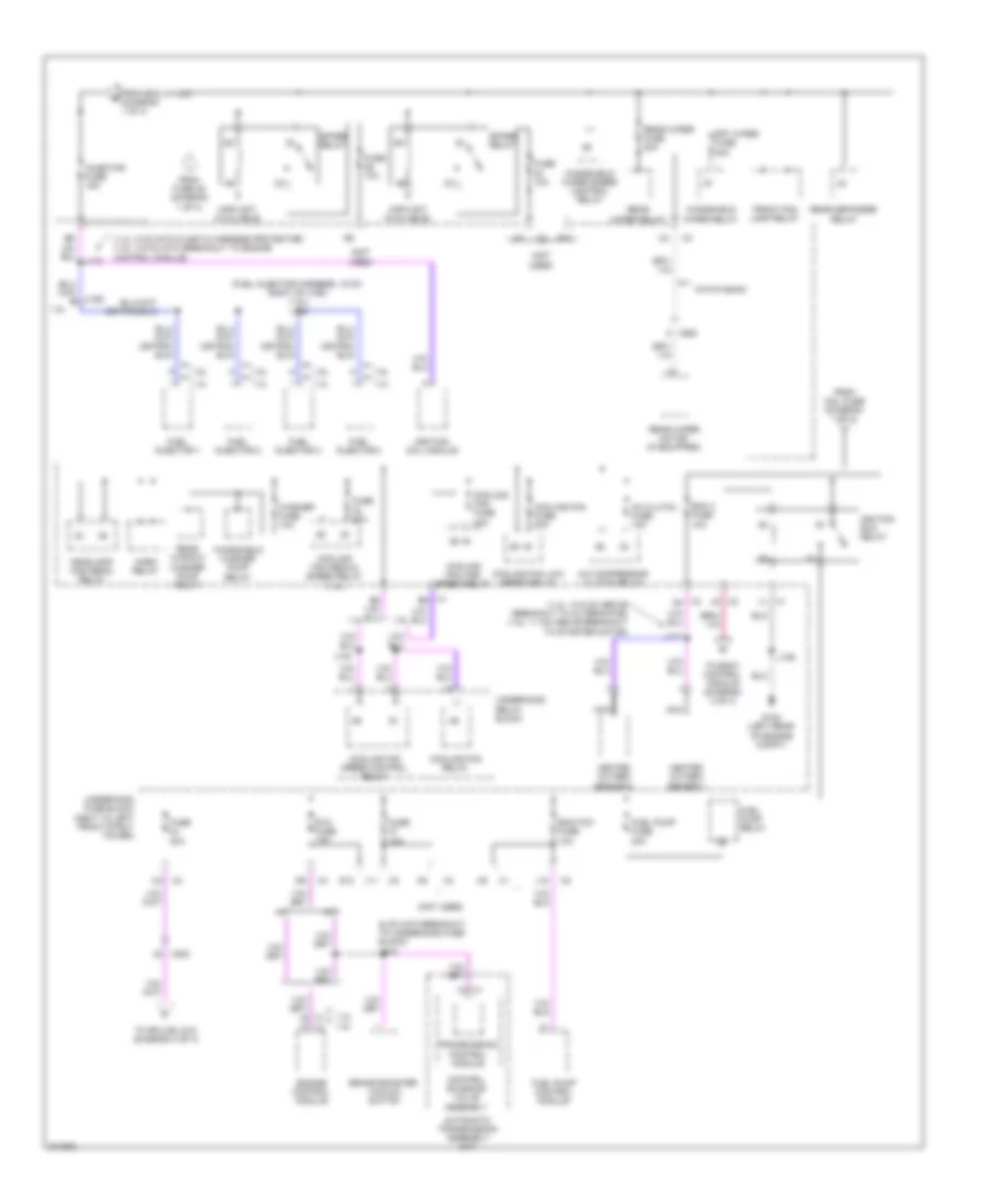 Power Distribution Wiring Diagram (2 of 4) for Chevrolet Sonic LTZ 2012