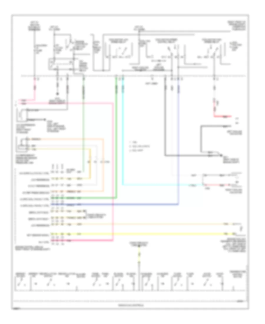Manual AC Wiring Diagram (2 of 2) for Chevrolet Camaro SS 2012