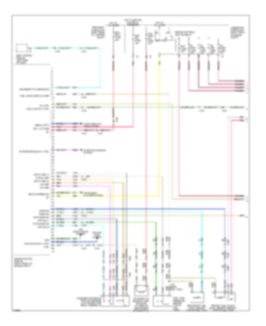 6 2L VIN P Engine Performance Wiring Diagram 1 of 5 for Chevrolet Camaro SS 2012