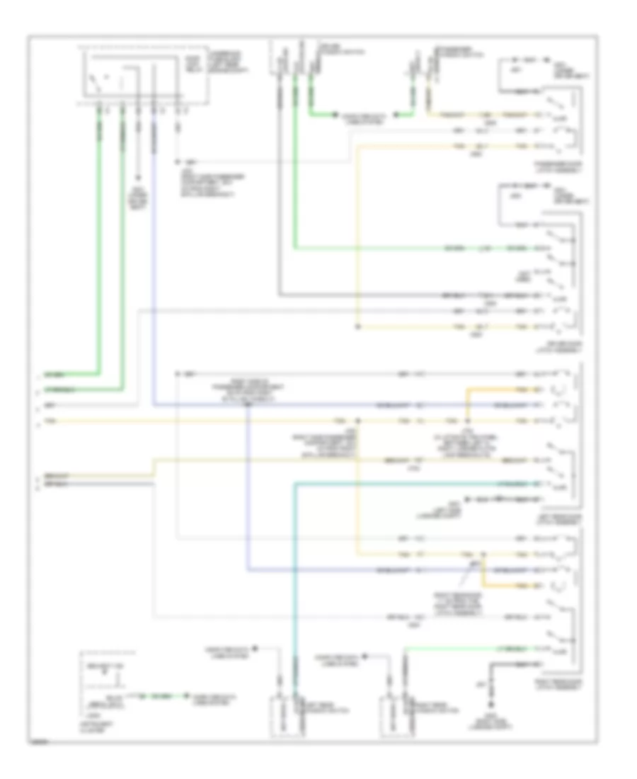 Forced Entry Wiring Diagram (2 of 2) for Chevrolet Equinox LS 2011