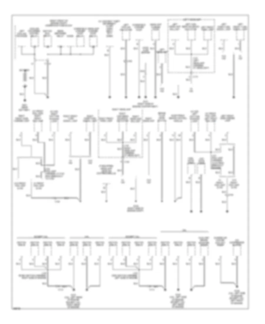 Ground Distribution Wiring Diagram 1 of 3 for Chevrolet Camaro SS 2012