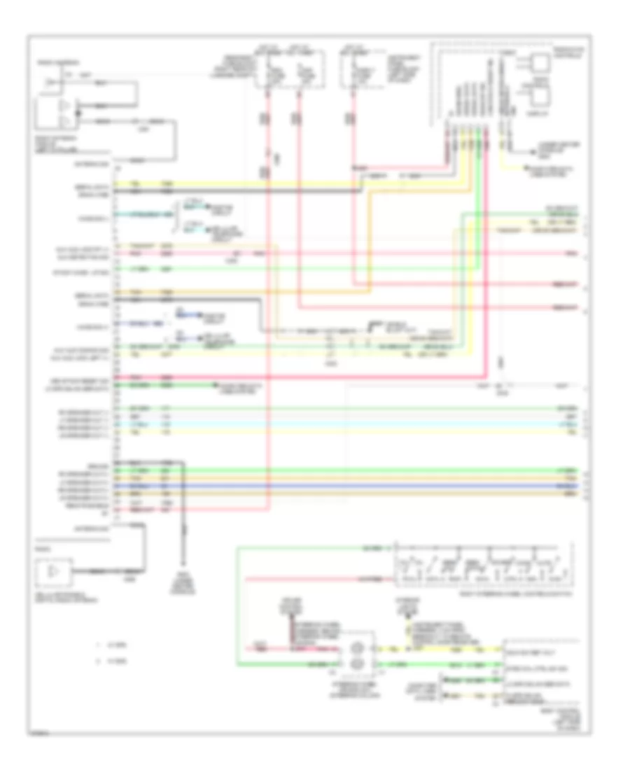 Base Radio Wiring Diagram 1 of 2 for Chevrolet Camaro SS 2012