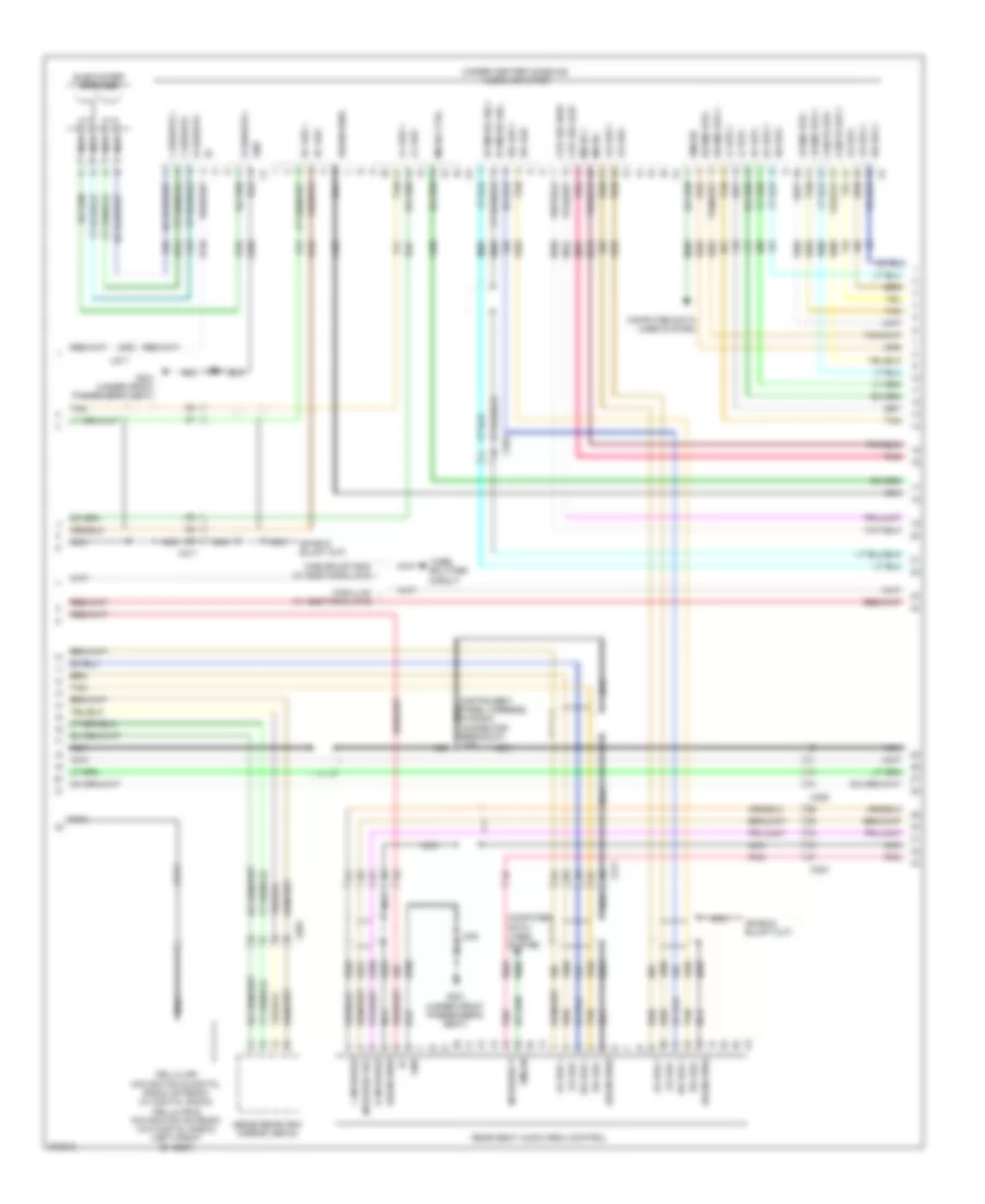 Radio Wiring Diagram, with Y91  UQA, without UYS (2 of 4) for Chevrolet Suburban C1500 2012
