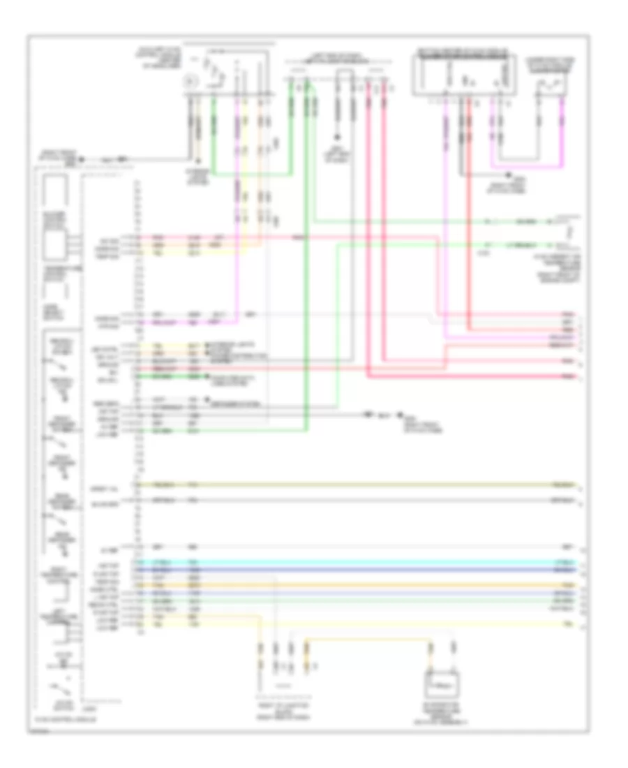 Manual AC Wiring Diagram (1 of 4) for Chevrolet Suburban C1500 2012