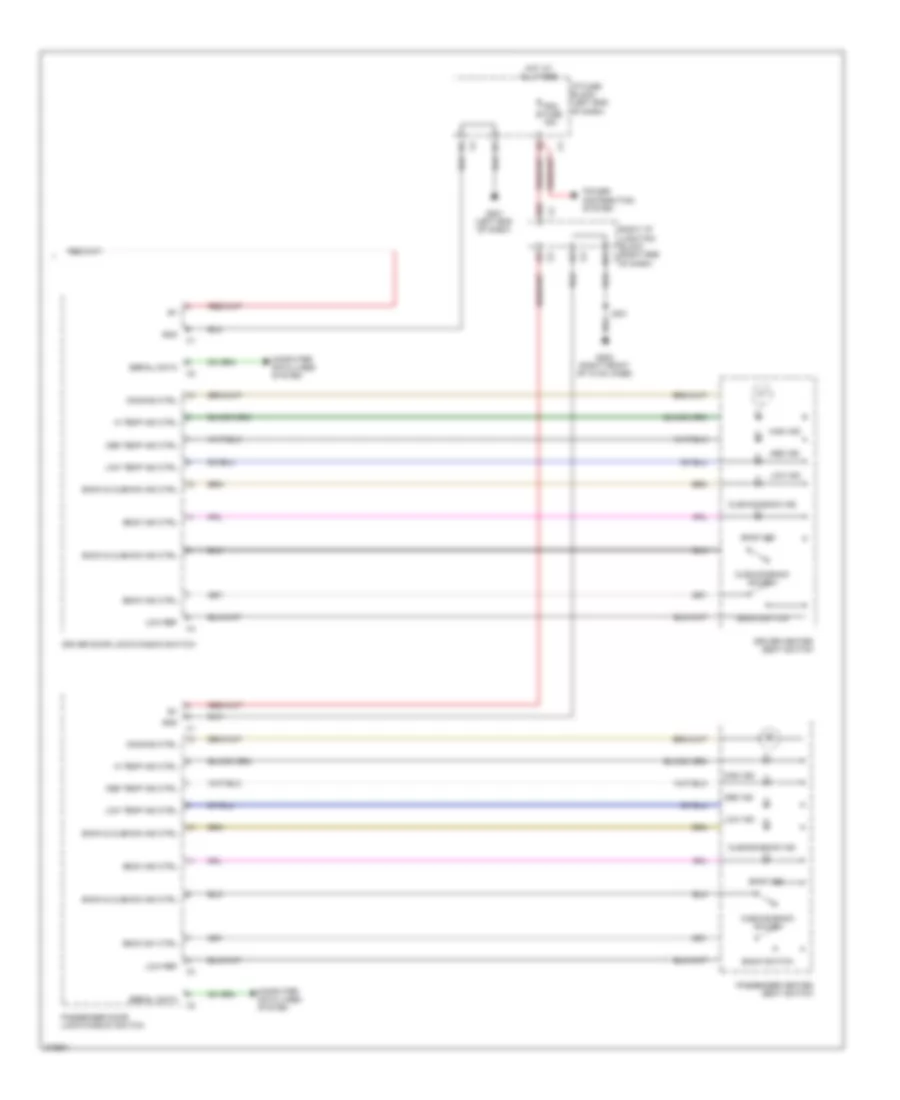 Front Heated Seats Wiring Diagram, without SPO Heated Seats (2 of 2) for Chevrolet Suburban C1500 2012