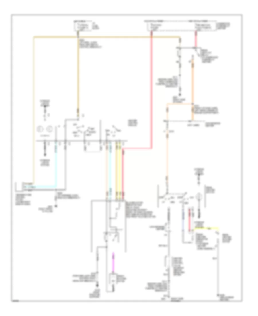 Heater Wiring Diagram for Chevrolet Astro 1997