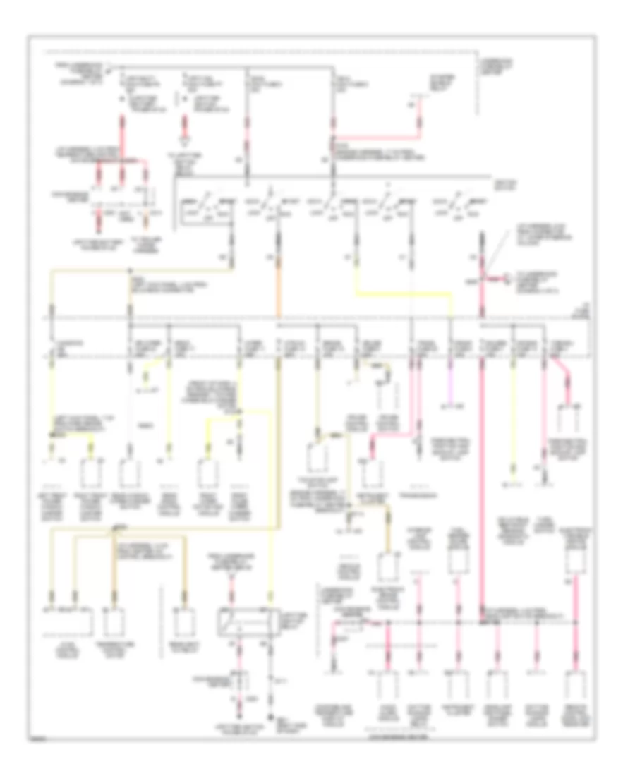 Power Distribution Wiring Diagram (2 of 3) for Chevrolet Astro 1997