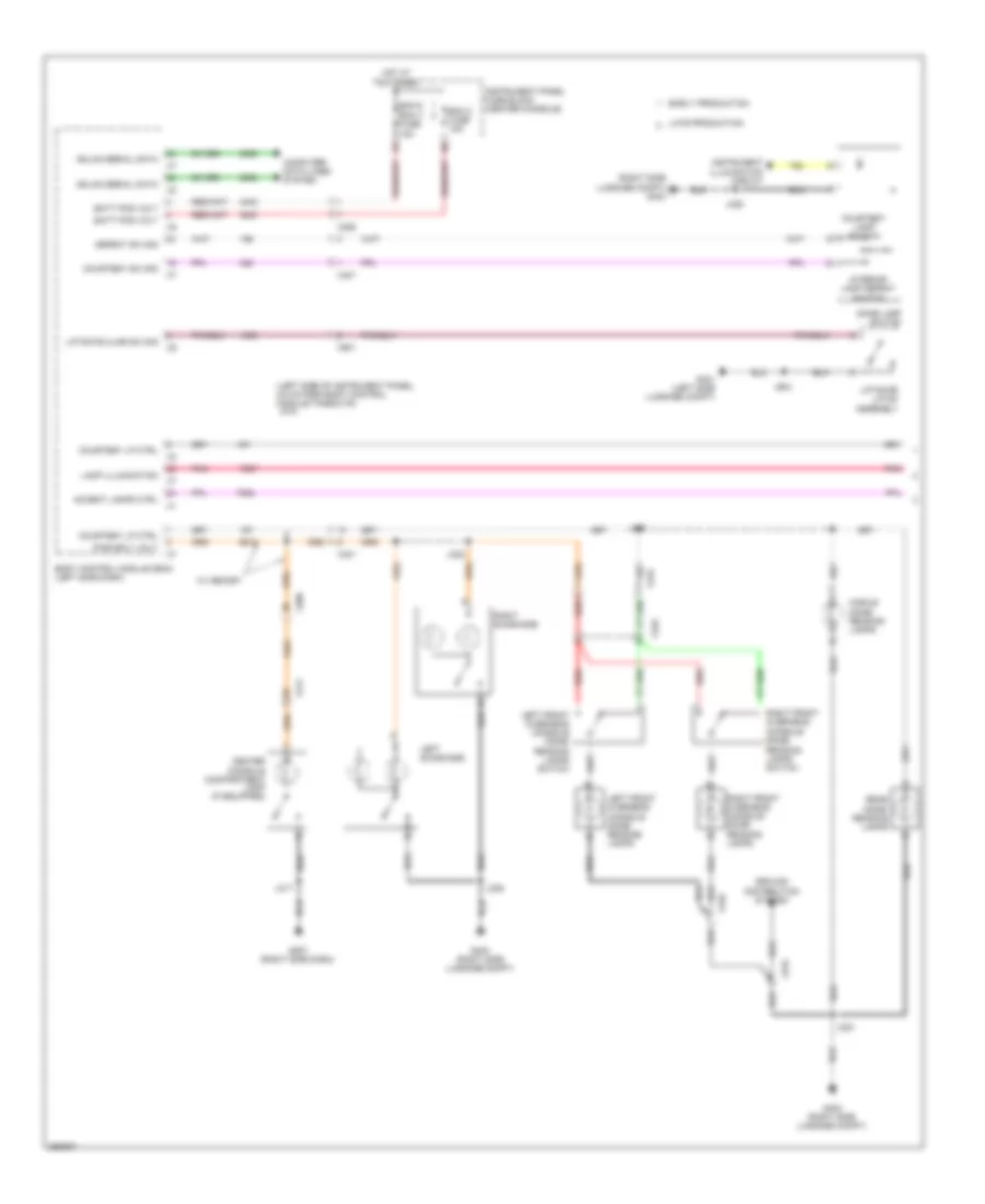 Courtesy Lamps Wiring Diagram 1 of 2 for Chevrolet Equinox LS 2011