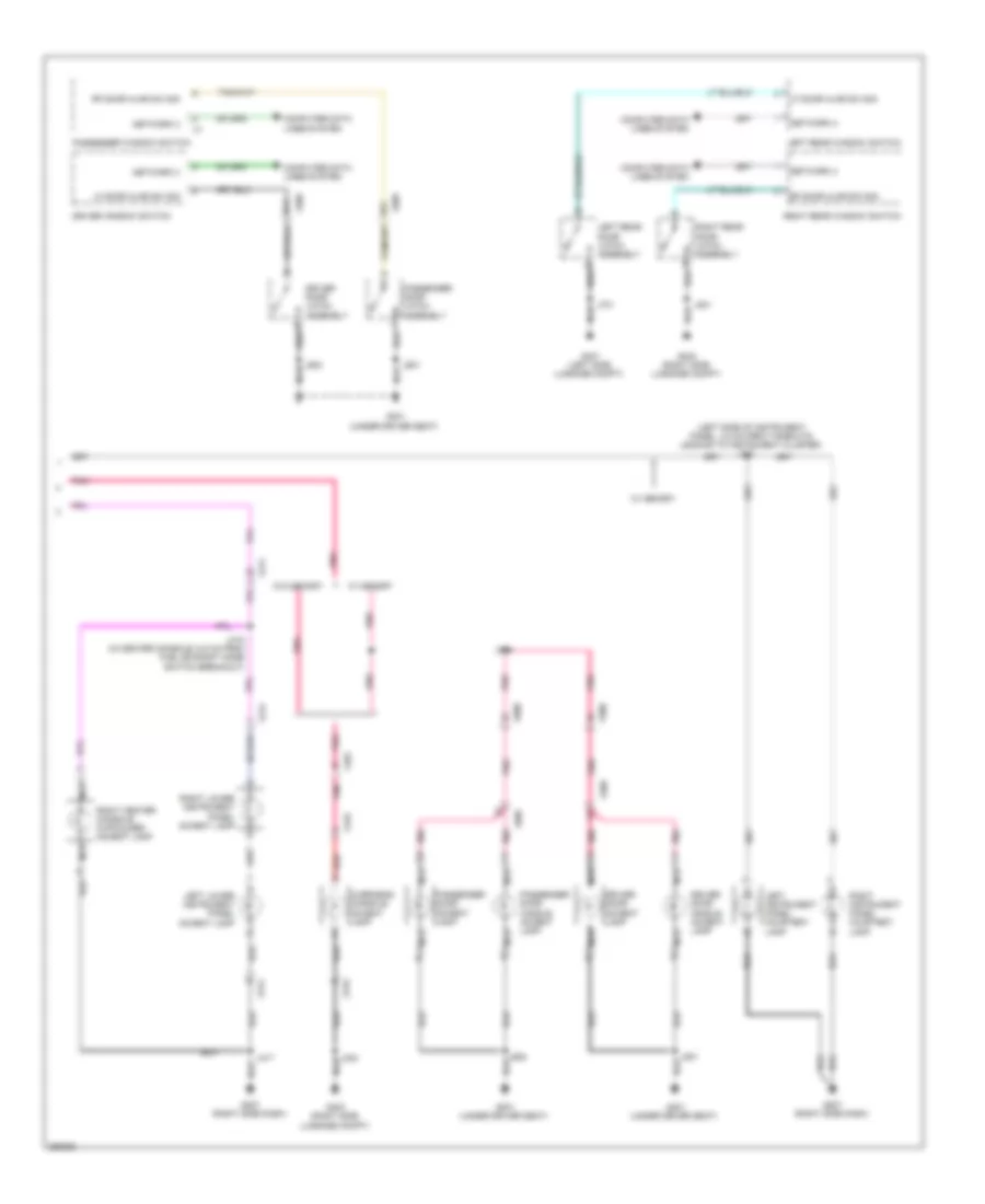 Courtesy Lamps Wiring Diagram 2 of 2 for Chevrolet Equinox LS 2011