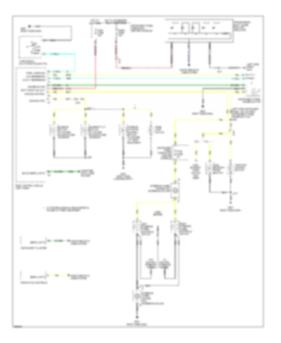 Instrument Illumination Wiring Diagram for Chevrolet Equinox LS 2011