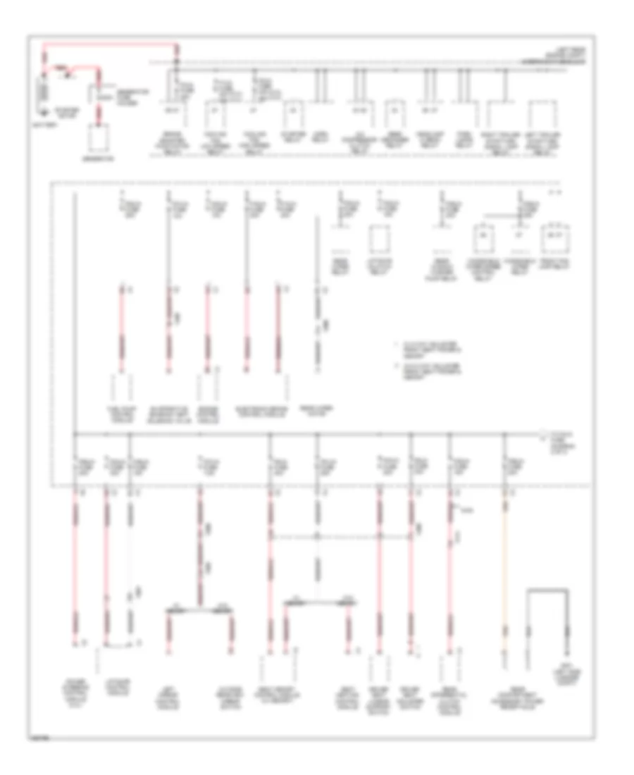 Power Distribution Wiring Diagram 1 of 4 for Chevrolet Equinox LS 2011