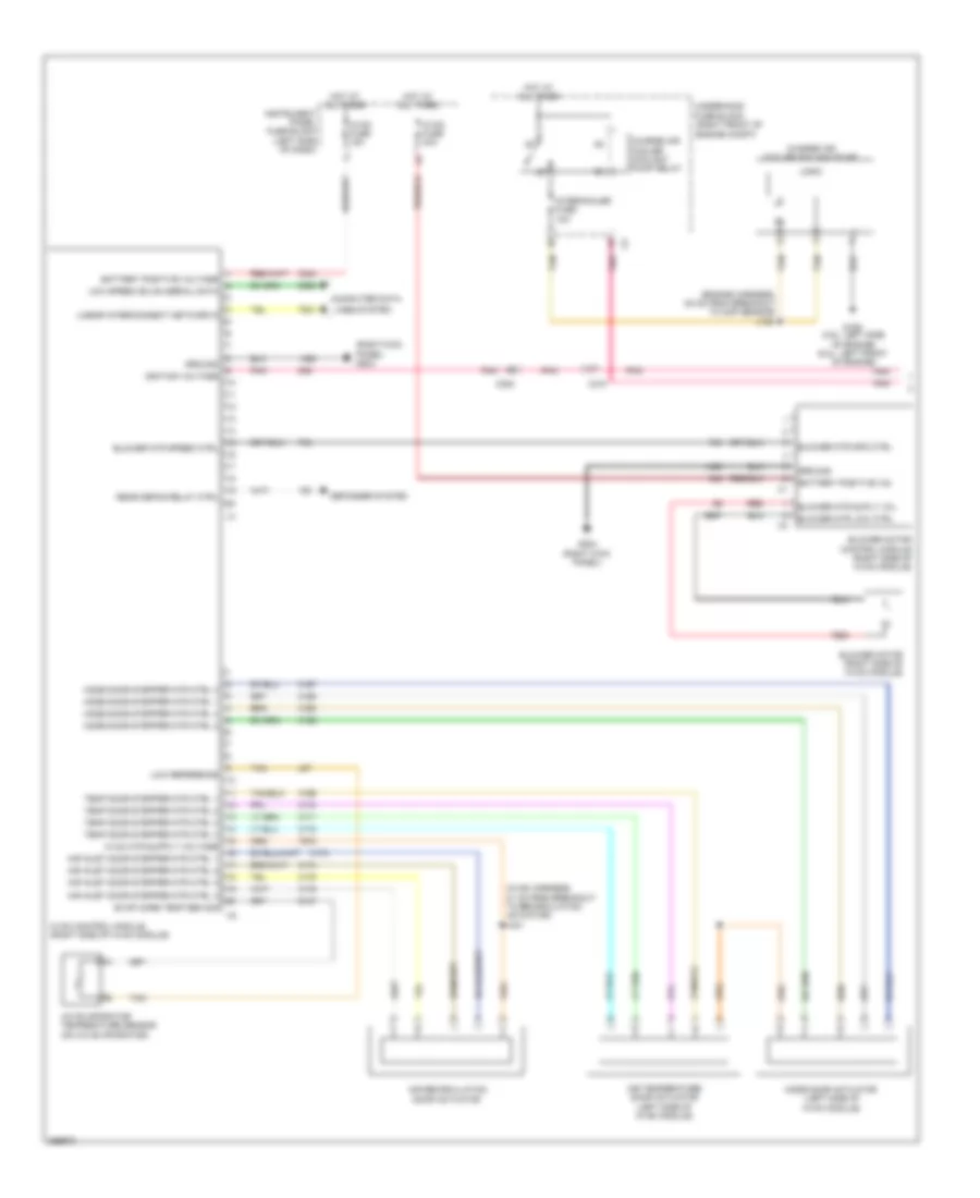 Manual AC Wiring Diagram (1 of 2) for Chevrolet Camaro ZL1 2012