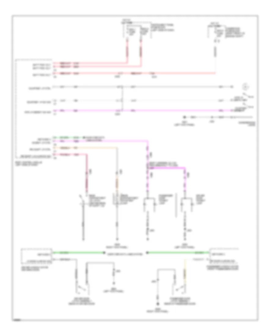 Courtesy Lamps Wiring Diagram for Chevrolet Camaro ZL1 2012