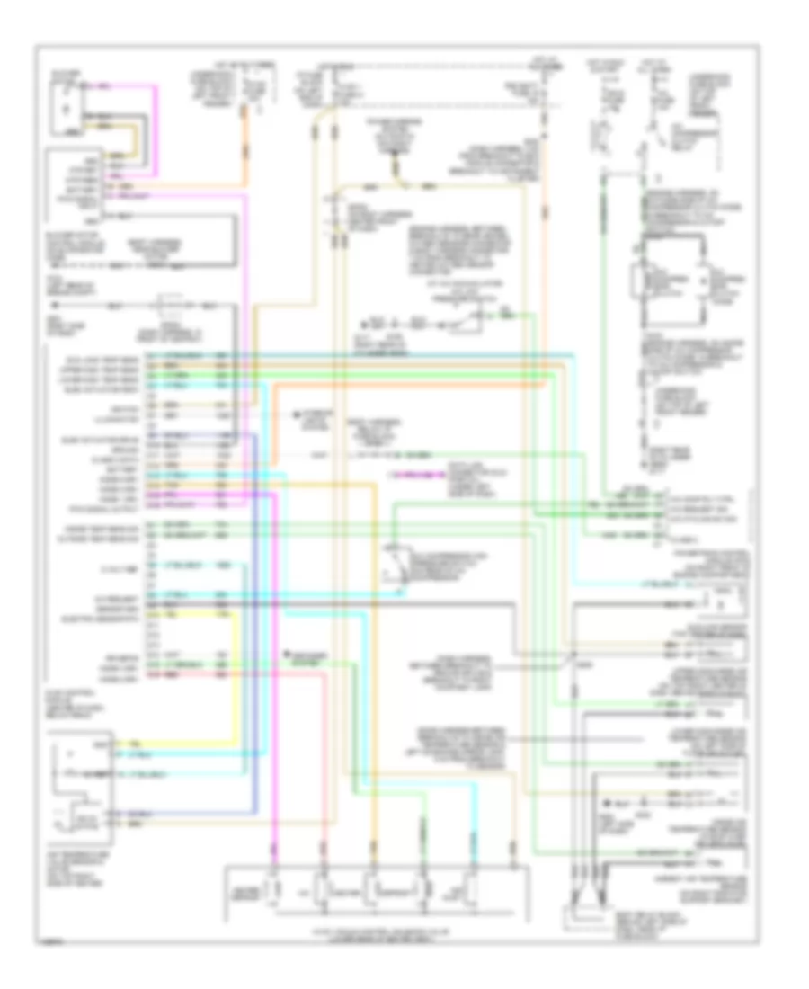 Automatic AC Wiring Diagram for Chevrolet Blazer 2000