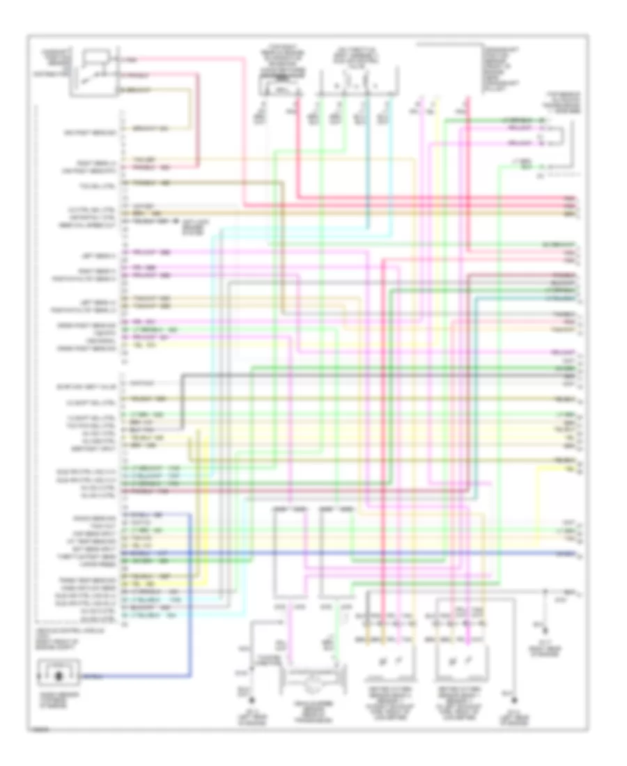 4 3L VIN W Engine Performance Wiring Diagrams 1 of 4 for Chevrolet Blazer 2000