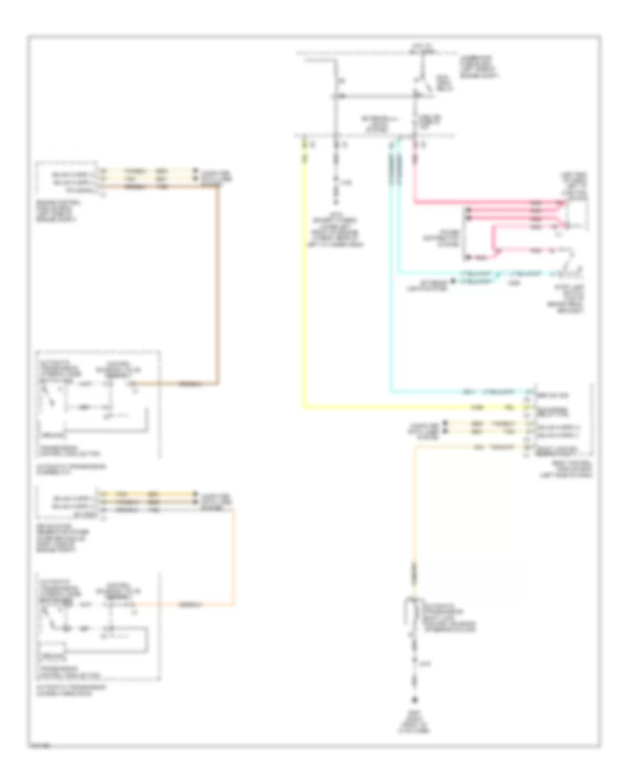 Shift Interlock Wiring Diagram for Chevrolet Suburban C2012 2500