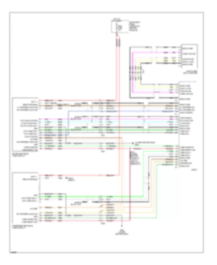Video System Wiring Diagram for Chevrolet Equinox LT 2011