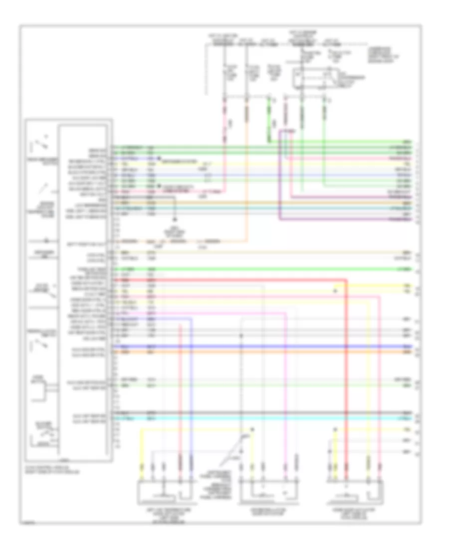 Automatic A C Wiring Diagram 1 of 3 for Chevrolet Caprice PPV 2012