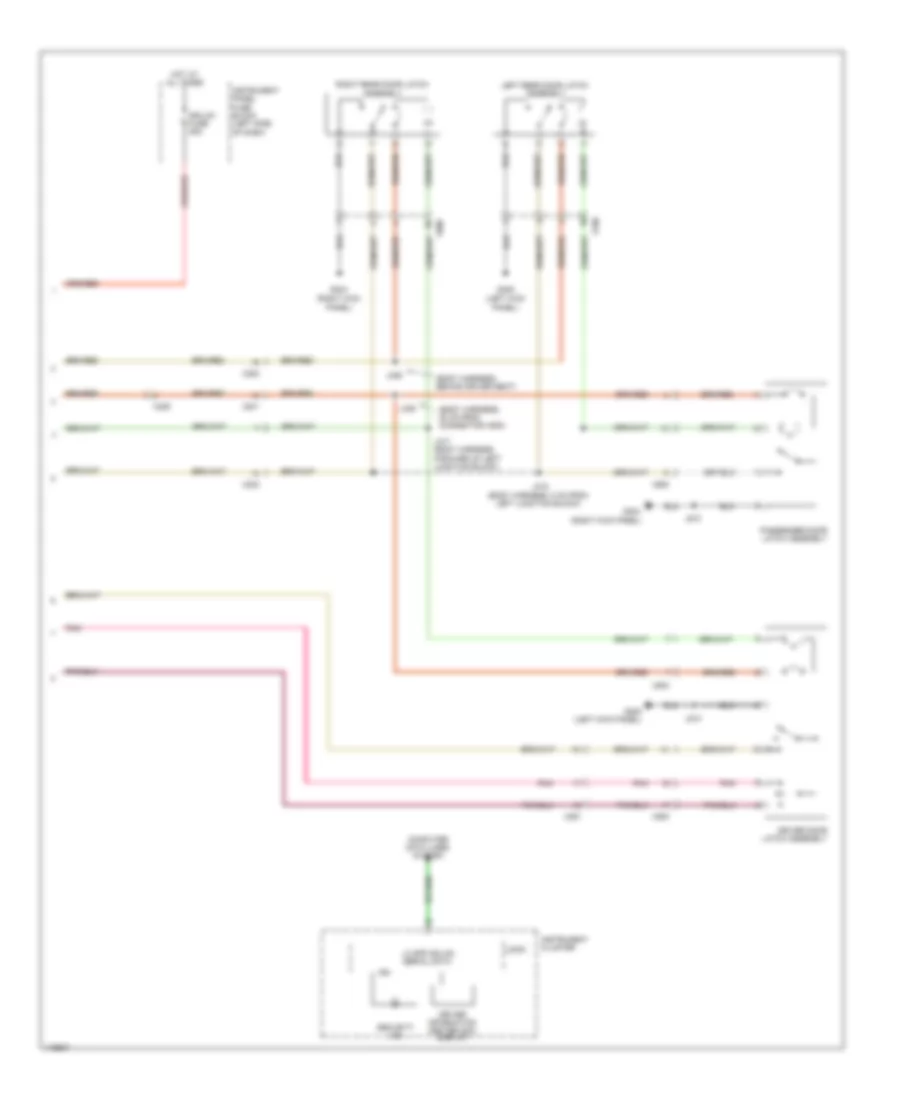 Forced Entry Wiring Diagram 2 of 2 for Chevrolet Caprice PPV 2012