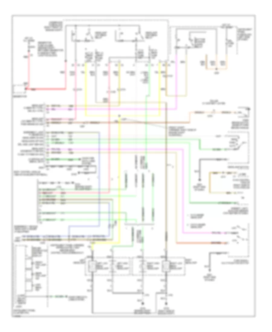Headlights Wiring Diagram for Chevrolet Caprice PPV 2012