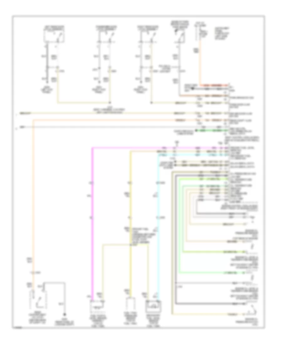 Instrument Cluster Wiring Diagram 2 of 2 for Chevrolet Caprice PPV 2012