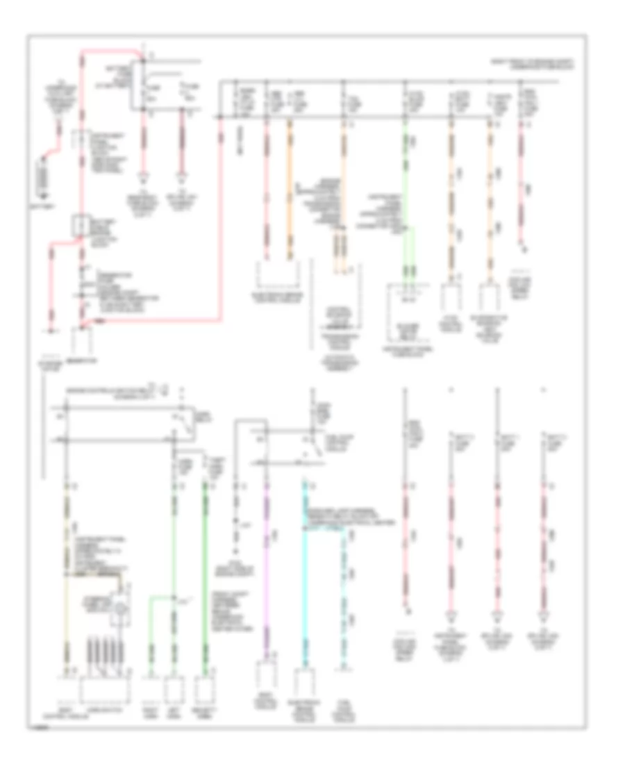 Power Distribution Wiring Diagram 1 of 7 for Chevrolet Caprice PPV 2012