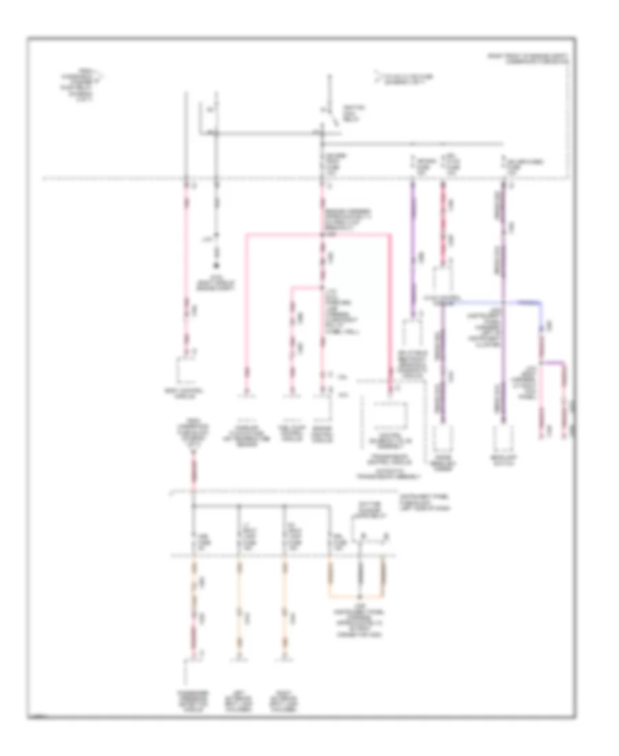 Power Distribution Wiring Diagram 3 of 7 for Chevrolet Caprice PPV 2012