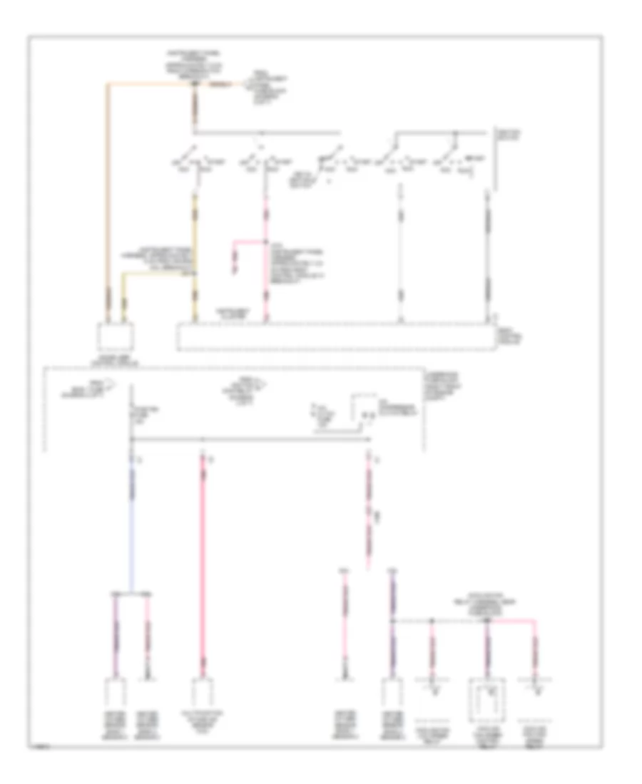 Power Distribution Wiring Diagram (4 of 7) for Chevrolet Caprice PPV 2012