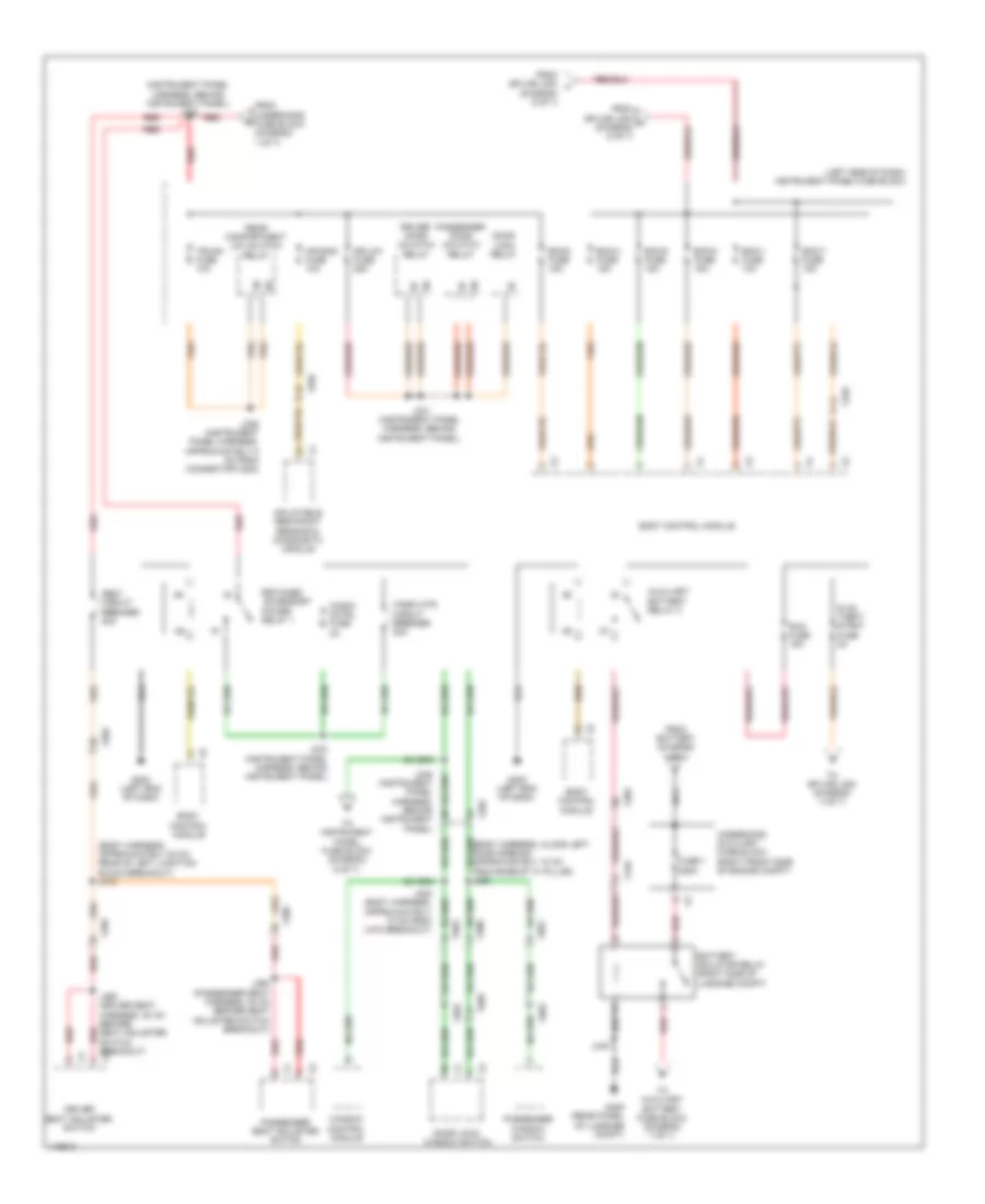 Power Distribution Wiring Diagram 5 of 7 for Chevrolet Caprice PPV 2012