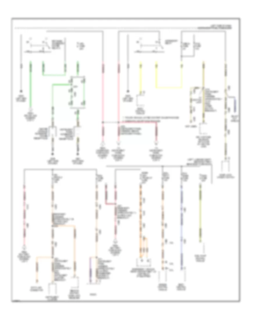 Power Distribution Wiring Diagram (6 of 7) for Chevrolet Caprice PPV 2012