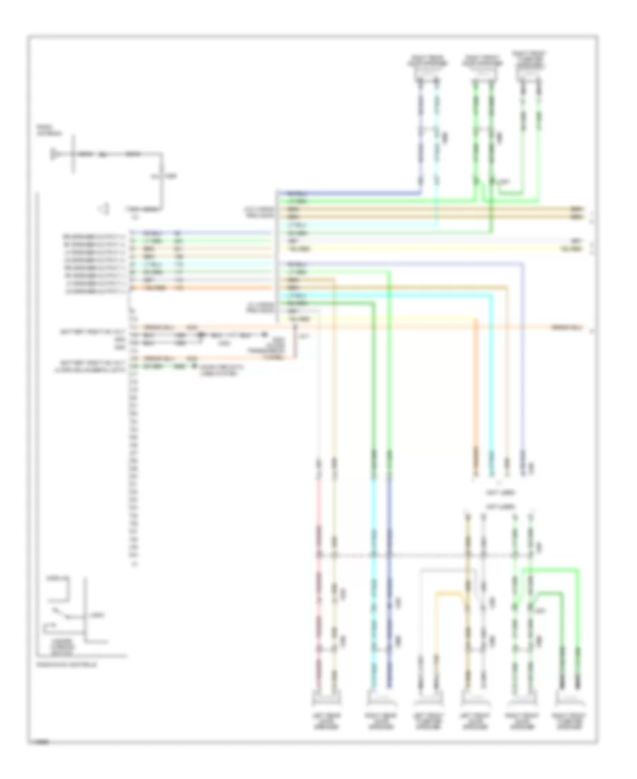 Radio Wiring Diagram 1 of 2 for Chevrolet Caprice PPV 2012