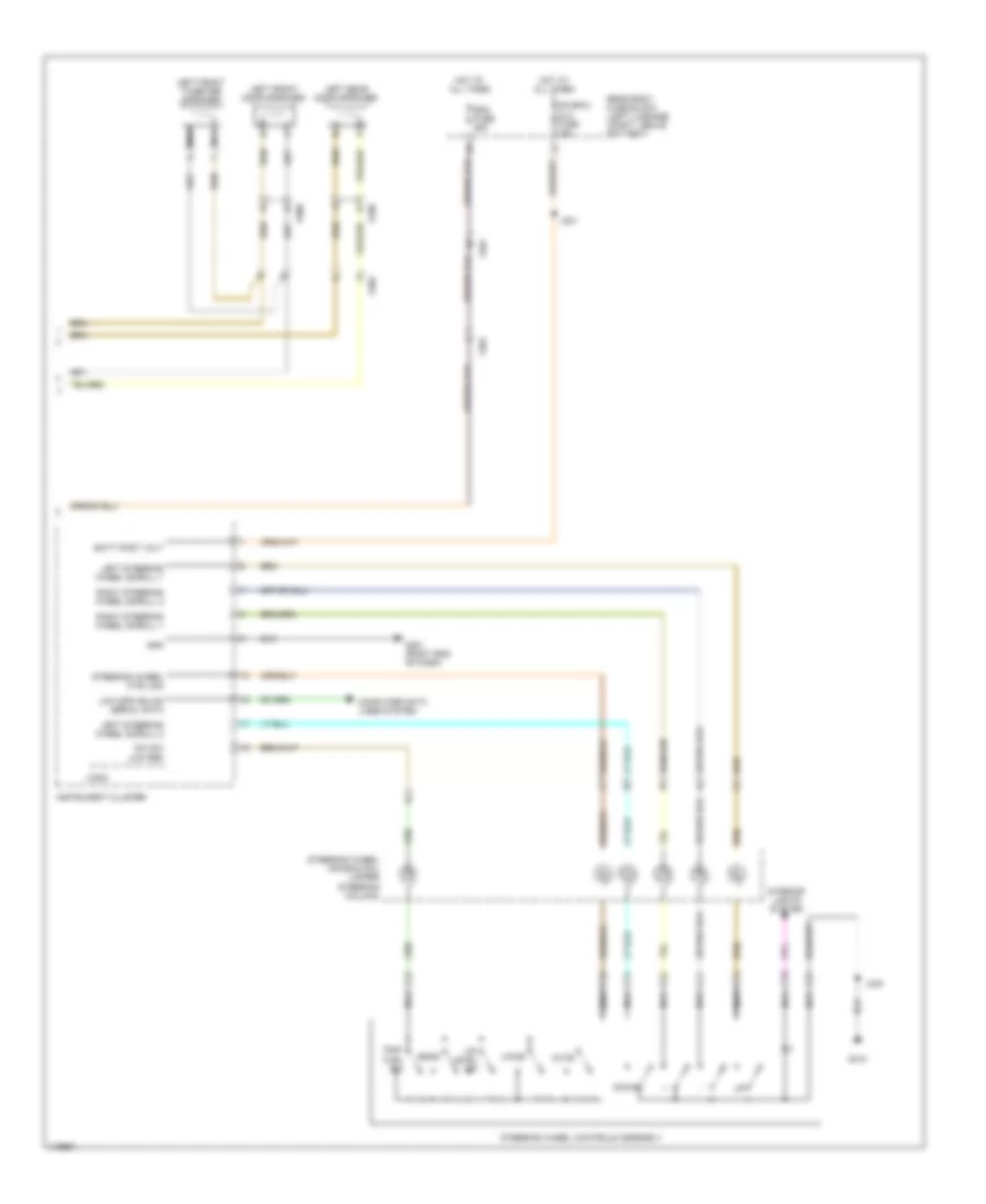 Radio Wiring Diagram 2 of 2 for Chevrolet Caprice PPV 2012