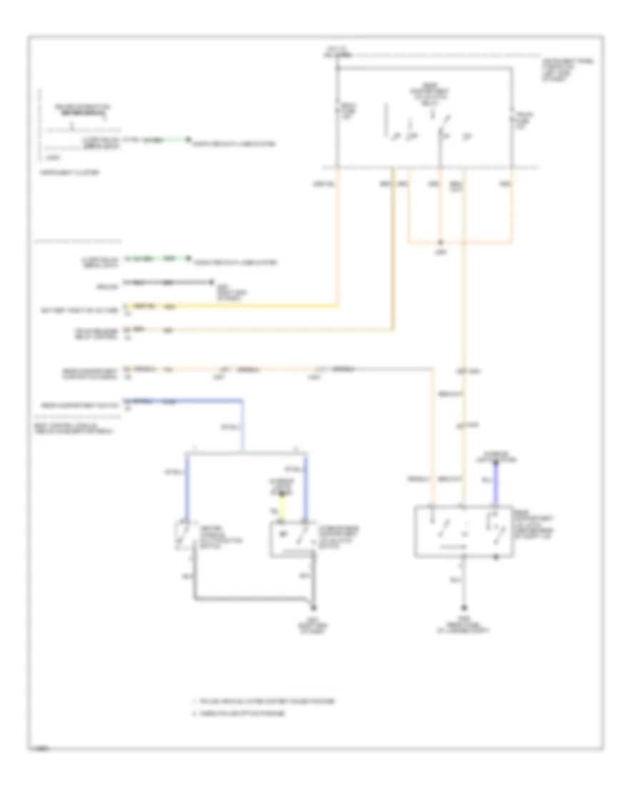 Trunk Release Wiring Diagram for Chevrolet Caprice PPV 2012