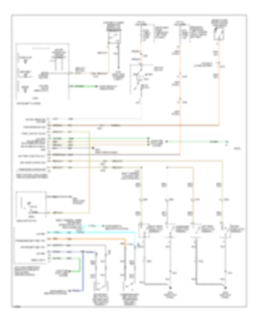 Warning Systems Wiring Diagram for Chevrolet Caprice PPV 2012