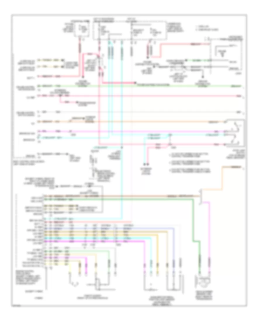 Cruise Control Wiring Diagram 1 of 2 for Chevrolet Suburban K2012 1500
