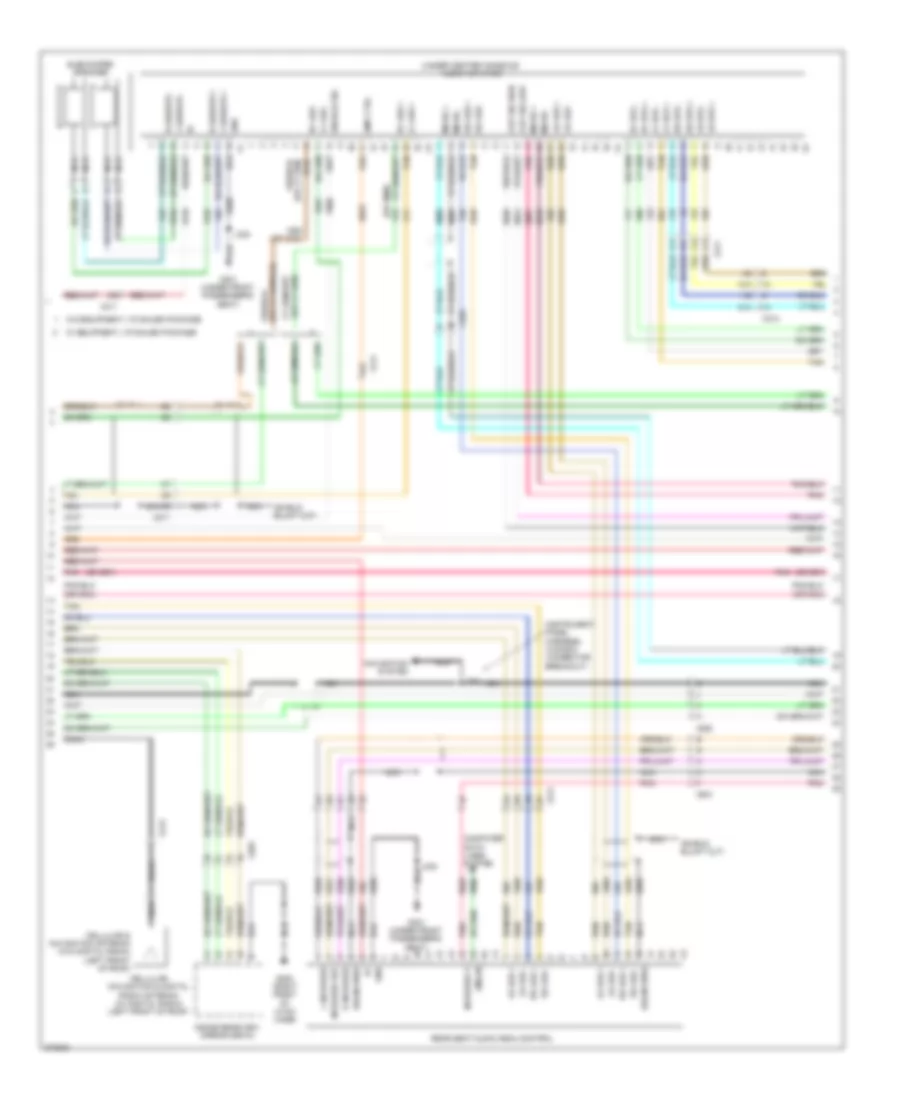 Radio Wiring Diagram, with UYS, UQA  without Y91 (2 of 4) for Chevrolet Suburban K1500 2012