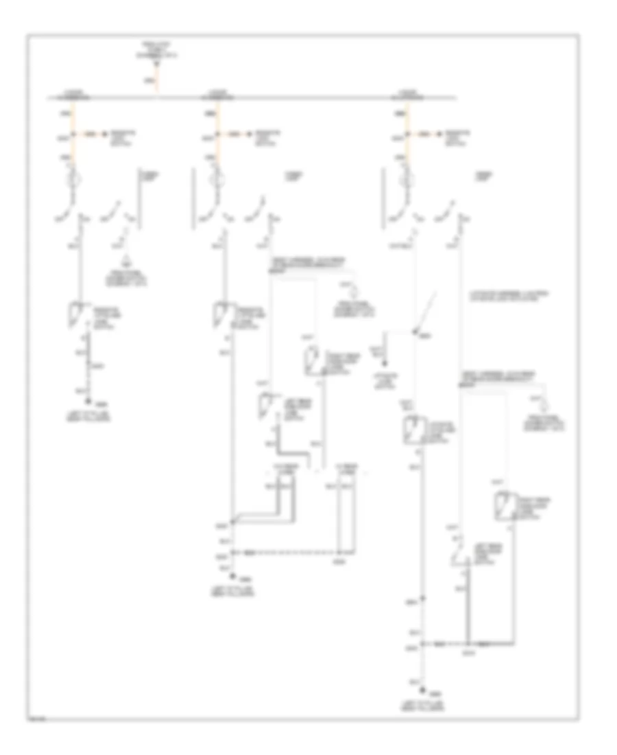 Courtesy Lamps Wiring Diagram (3 of 3) for Chevrolet Blazer 1997
