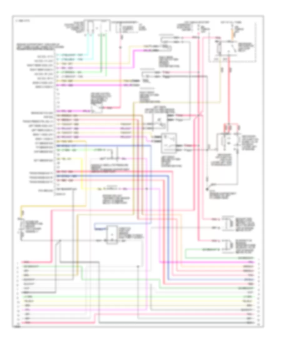 5.7L (VIN P), Engine Performance Wiring Diagrams (2 of 3) for Chevrolet Caprice Classic 1996